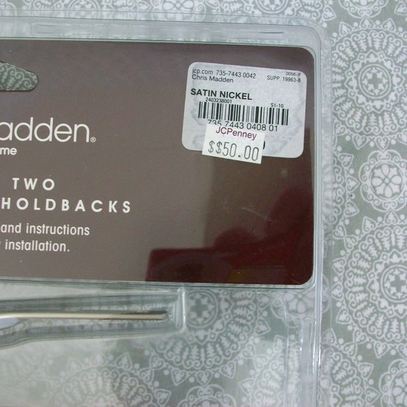 ChrisMadden jcp home Set of Four Holdbacks - Picture 6 of 6